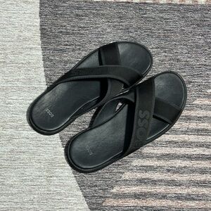 Boss Black Casual Slide Sandals size 41 made in Portugal
